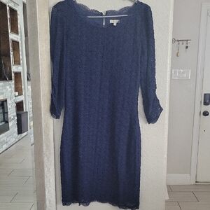 Joie Midnight Blue Long Sleeve Dress